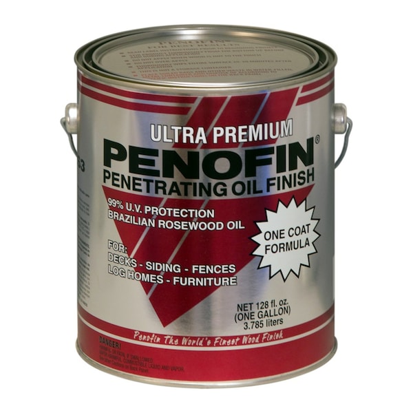 Penofin Ultra Premium Transparent Hickory Oil-Based Penetrating Wood Stain 1 gal